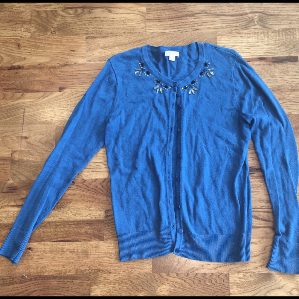 Blue Cardigan